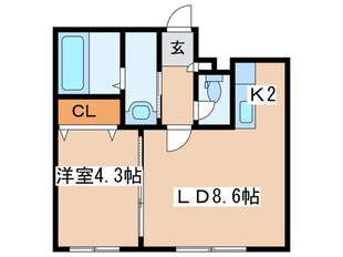 マルガレーテンの物件間取画像